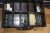 Berner Sortimentskasten mit 5 Schubladen enthalten Ohr Klemmen + Schrauben + pladeklips