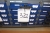 Berner sortiment kasse med 5 skuffer med indhold af Sikringsholdere + låseringe + multistik