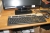 PC skærm HP + tastatur og mus