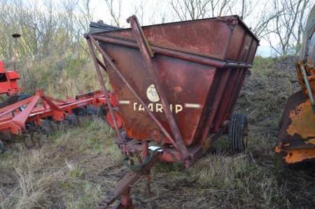 Umlade-Hochkipper Taarup T3. Kapazität: 3 ton