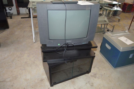 TV with cabinet, approximately 20 inches. Cathode