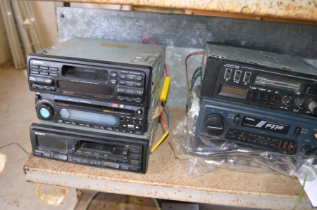 6 x car radios