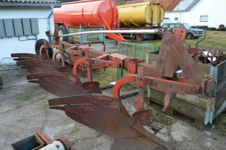 4-furrow plow, Bovlund 4 x 18 - 27 "