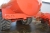 Slurry tanker, Kimadan. 21500 liters. Swivel buggy. Brakes on both axles. Sand blasted inside and outside. Painted inside with epoxy. Painted exterior. Worn tires. Flashlights missing