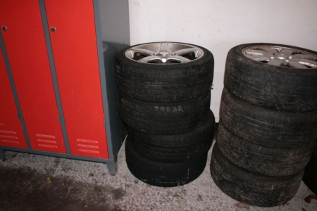 4 pcs. tires with alloy wheels. For Citroen. Deck of Marked. Minerva, 205/40 R 17