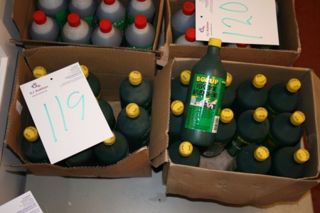 Liquid drain cleaners, mrk. Borup Kemi. 21 bottles of 1 liter