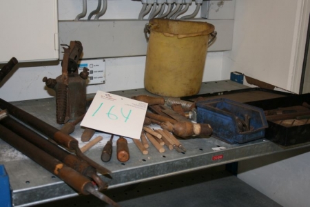 Shelf with old tools