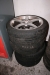 4 pcs. tires with alloy wheels. For Citroen. Deck of Marked. Minerva, 205/40 R 17