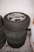4 pcs. tires with alloy wheels. For Audi. Deck of Marked. Nordexx, 205/55 R 16