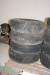 Tires, marked Bridgestone 255/70 R 15 50% pattern