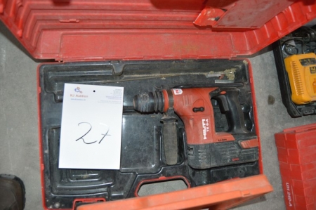 Akuborehammer, Hilti, TE6 - A battery but no charger. Suitcase