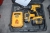 Akuboremaskine, DeWalt, with two batteries, charger and suitcase