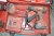 Akuboremaskine, Hilti SF 181-A, with three batteries, charger and case + akurundsav, DeWalt without battery and charger + power drill