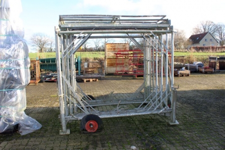 Mobile scaffolding is outdated, but functional