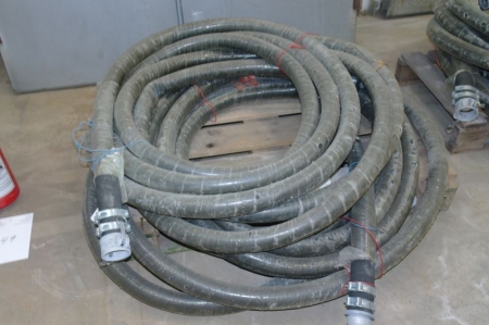 Suction hose, ca. E 60, about 35 meters