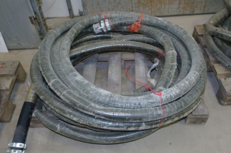 The suction / pressure hose, ca. 60 mm x 35 meters, new
