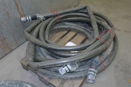 The suction / pressure hose, ca. 60 mm x 35 meters, new