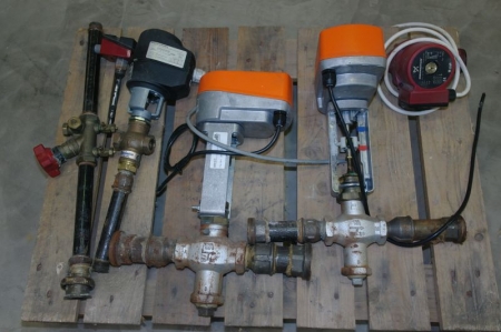 1 pc circulation pump + 3 pcs Solenoid valves + various fittings