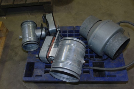 Various parts for ventilation. View photos