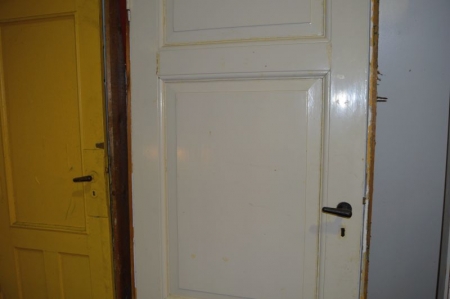 Door with frame, filling, wood. Frame dimensions, b x h, ca. 90 x 211 cm