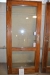 Facadedør med karm. Karmmål ca. b x h = 94,5 x 209 cm. Klar glas fyldninger