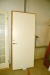Plan door with frame. White. BxH about 88 x 209 cm