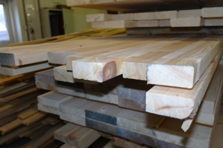 Wood stud, dressed 4/sides; 45 mm x 95 mm, length 500 cm. 20 pcs.