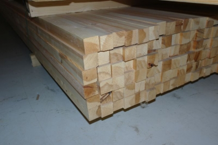 Pinewood dressed, 42x42mm approx 475 metres length 3.60 metres