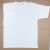 Firmatøj ungebraucht ohne Druck: 39 Abs. Rundhals-T-Shirt, weiß, geriffelte Hals, 100% Baumwolle. 39L