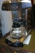 Coffee machine for fixed water supply, mrk Marco Pouring Perfection, Model Filtro. Archive footage.