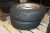 2 pcs. 13" trailer wheels. with worn out tires