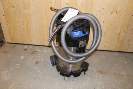 Vacuum cleaner, Nilfisk ALTO 4001 PC Inox, with hose and nozzle