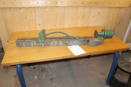Clamp with air piston. Length about 95 cm