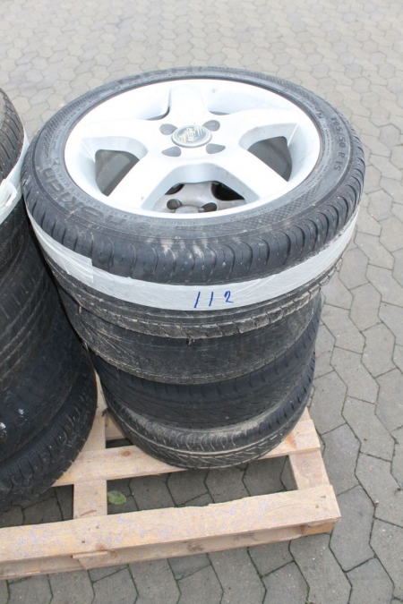 4 x alloy wheels, ca. 195/50 R15