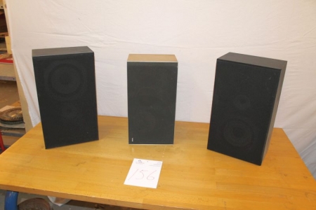 2 x speakers SX 60 + 1 x B & O speaker, S45 2
