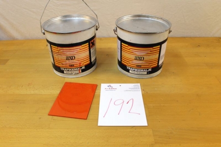 Maskinmaling, Axo 589, 1035 orange, 2 x 5 liter