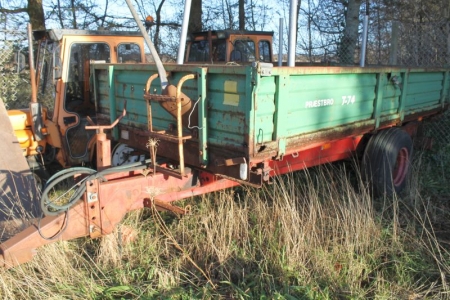 Carriage, Præstbro T74 (4006). Year 1999. T6450. L5000. Rusty