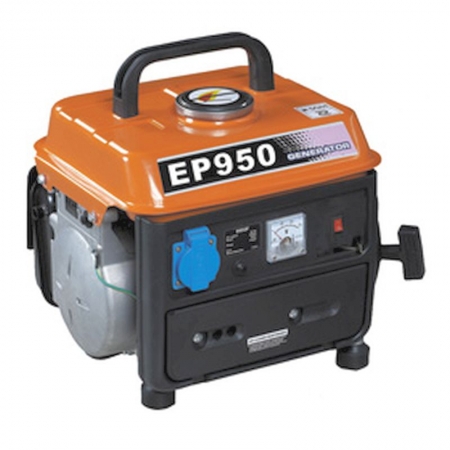 New Petrol Generator "EP950" 750W. Power supply voltage: 230V / 12 V DC. Engine 2 line. Driftid / Tank: 6 T. / 4.2 L.