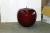 Decoration Apple, fiberglass, auto paint finish stem. Archive picture