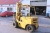 Forklift Clark. Petrol-powered. Starts and runs great. Hand brake defect. Lifting height 3800 mm. Promises about 3 ton. The product is at Svalevej 1, 9700 Brønderslev. Contact Jan, tel .: 98887493