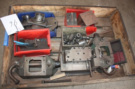 Various tools for TOS milling machine