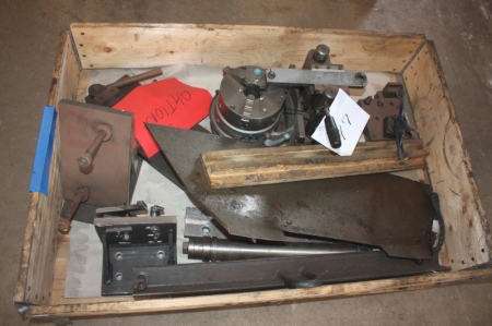 Various tools for TOS milling machine