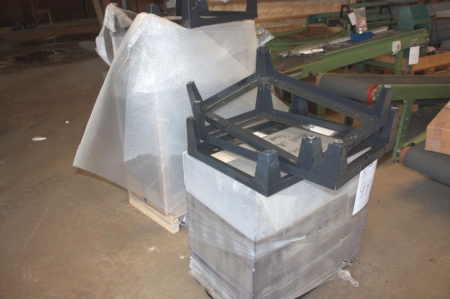 Steel stools on two pallets