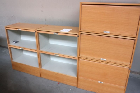 5 roll front cabinets