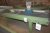 Driven belt conveyor, Q-Transportmateriel. Length: app. 2 meters. Width: app. 60 cm. + Driven roller conveyor, arch type. Width: app. 60 cm. Length: app. 120 cm. + Driven roller conveyor with angle transfer. Width: app. 60 cm + Roller conveyor, width: app