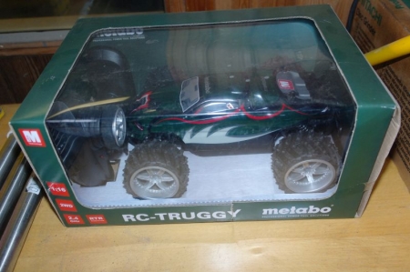 Remote car, marked Metabo RC Truggy