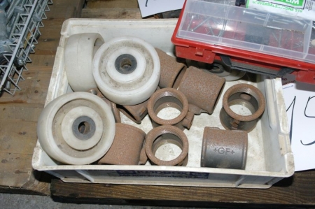 Box with diverse; Wheels, Fittings and more