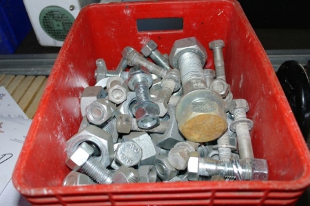 1 box Assorted Bolts and Nuts, Ø19-Ø40mm