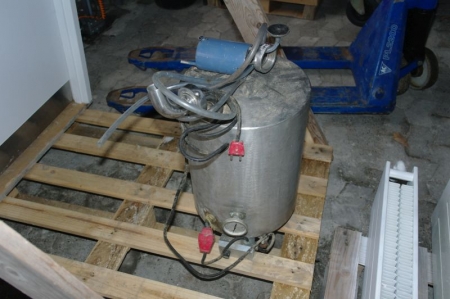 Destilationsapparat, Ca. kapacitet 15 L.