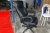 Office chair in leather, with less damage to the armrests